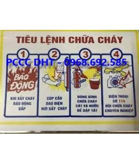 NHÀ CUNG CẤP BỘ NỘI QUY TIÊU LỆNH PCCC GIÁ RẺ TẠI GIA LÂM